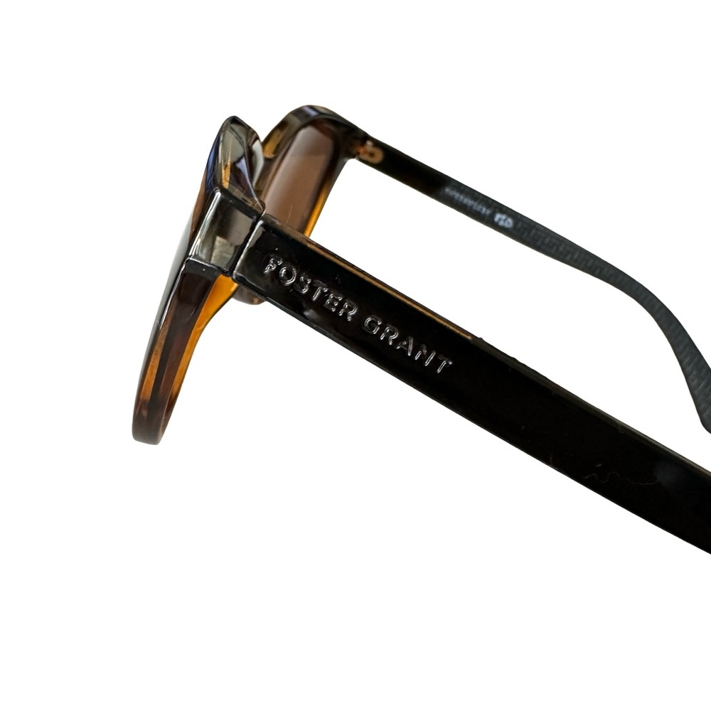 Foster Grant Polarized Sunglasses Women Brown Tortoise Oversized UV Protection - Picture 6 of 9